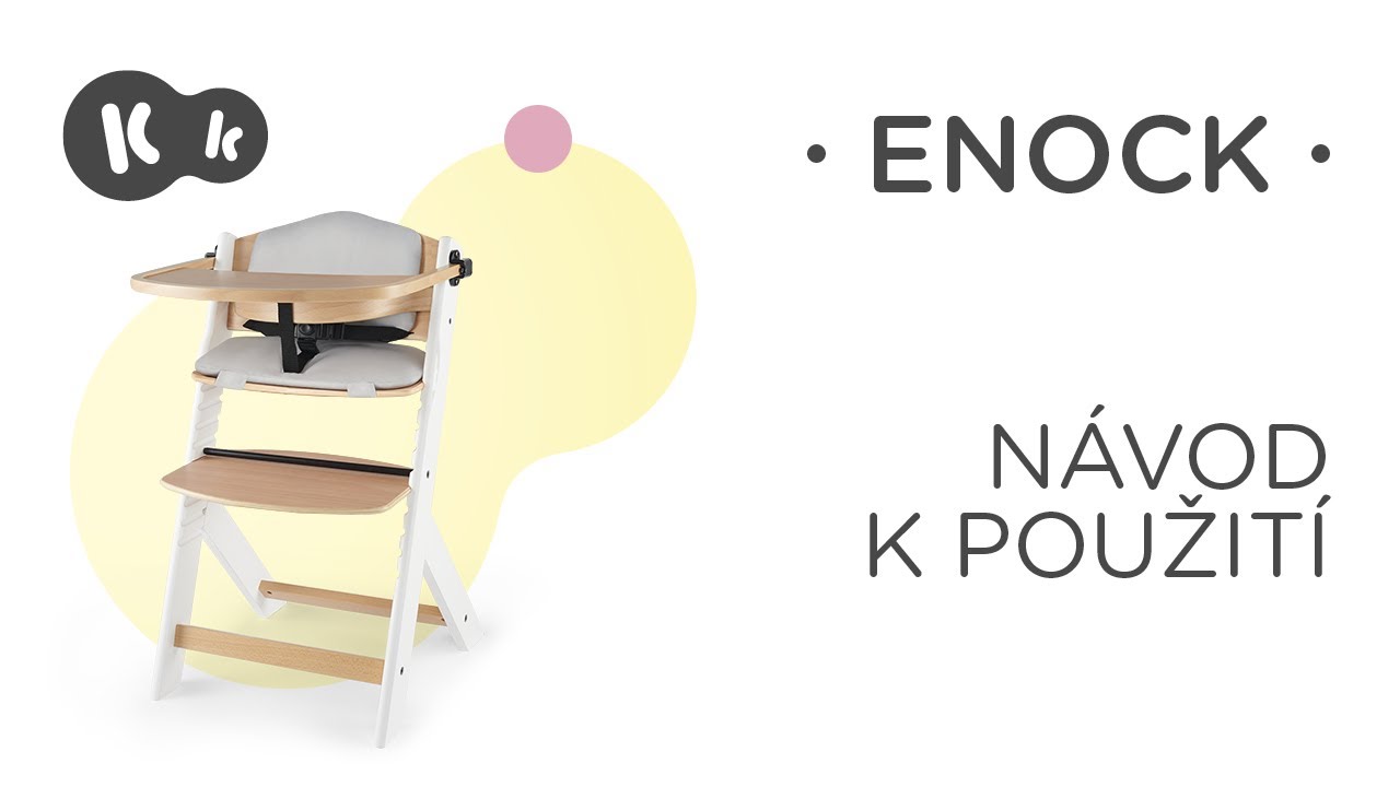Židlička na krmení Kinderkraft 3 v 1 | Uživatelský návod
