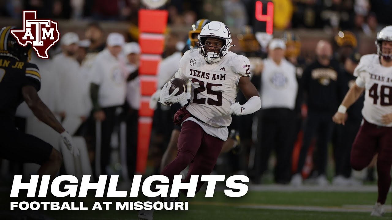 Highlights: A&M 38, Missouri 17