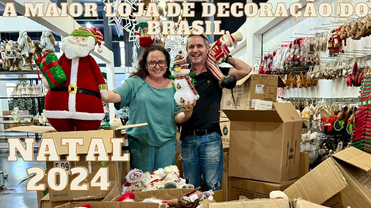 MONTAGEM DO NATAL 2024 NA ON DECOR. A MAIOR LOJA DE DECORAÇÃO DO BRASIL.