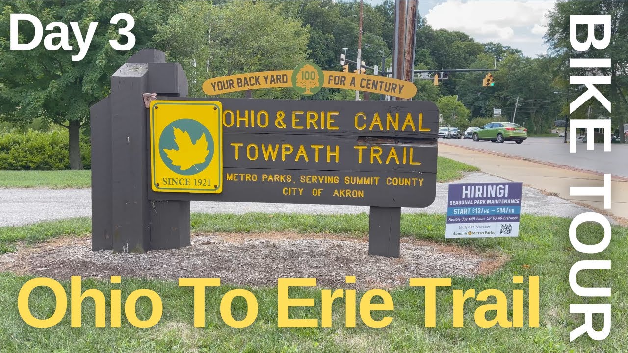 Ohio To Erie Trail (OTET) | Day 3 | Bike Tour | Millersburg | Bridge of Dreams | Stealth Camp