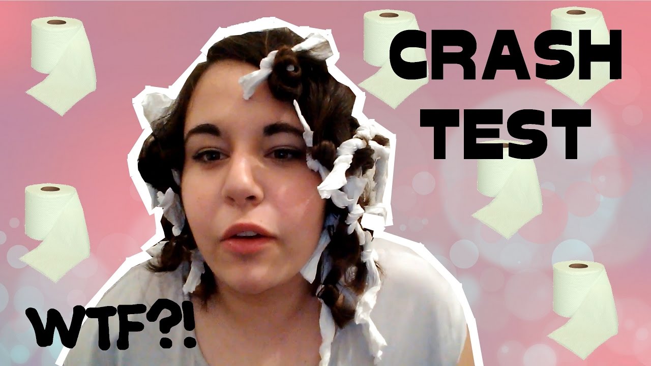 CRASH TEST WTF!!! Se Boucler Les Cheveux Avec Du Papier Toilette!!!