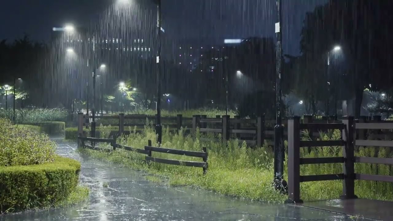 滂沱大雨声、助眠音乐、自然助眠、改善失眠、缓解耳鸣