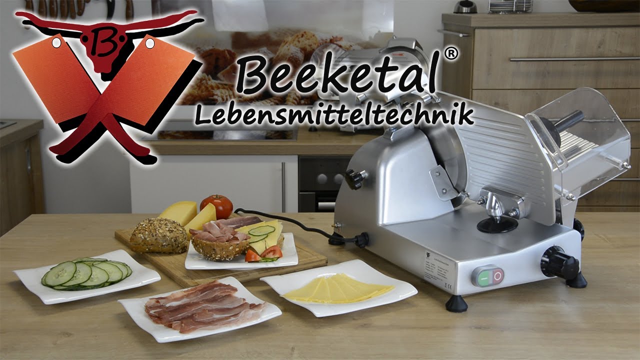 Beeketal Aufschnittmaschine Allesschneider Schneidemaschine