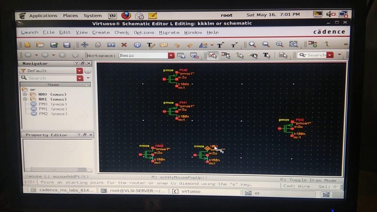 OR Schematic design using CADENCE virtuoso