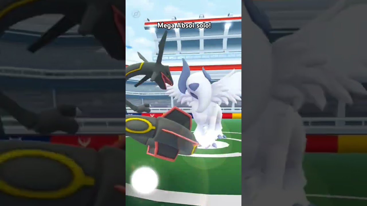 Pok&eacute;mon Go - Mega Absol Raid Solo! #pokemongo #megaabsol