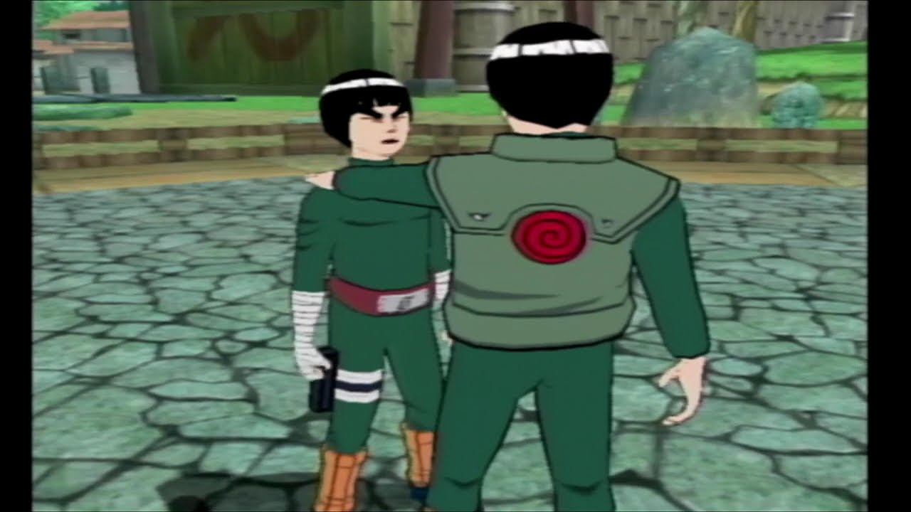 Naruto: Clash of Ninja 2 (GameCube) - Extra Story/Story 21 - Rock Lee VS Might Guy
