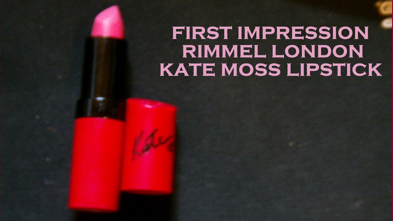 first impression : Rimmel Kate Moss Matte Lipsticks #102