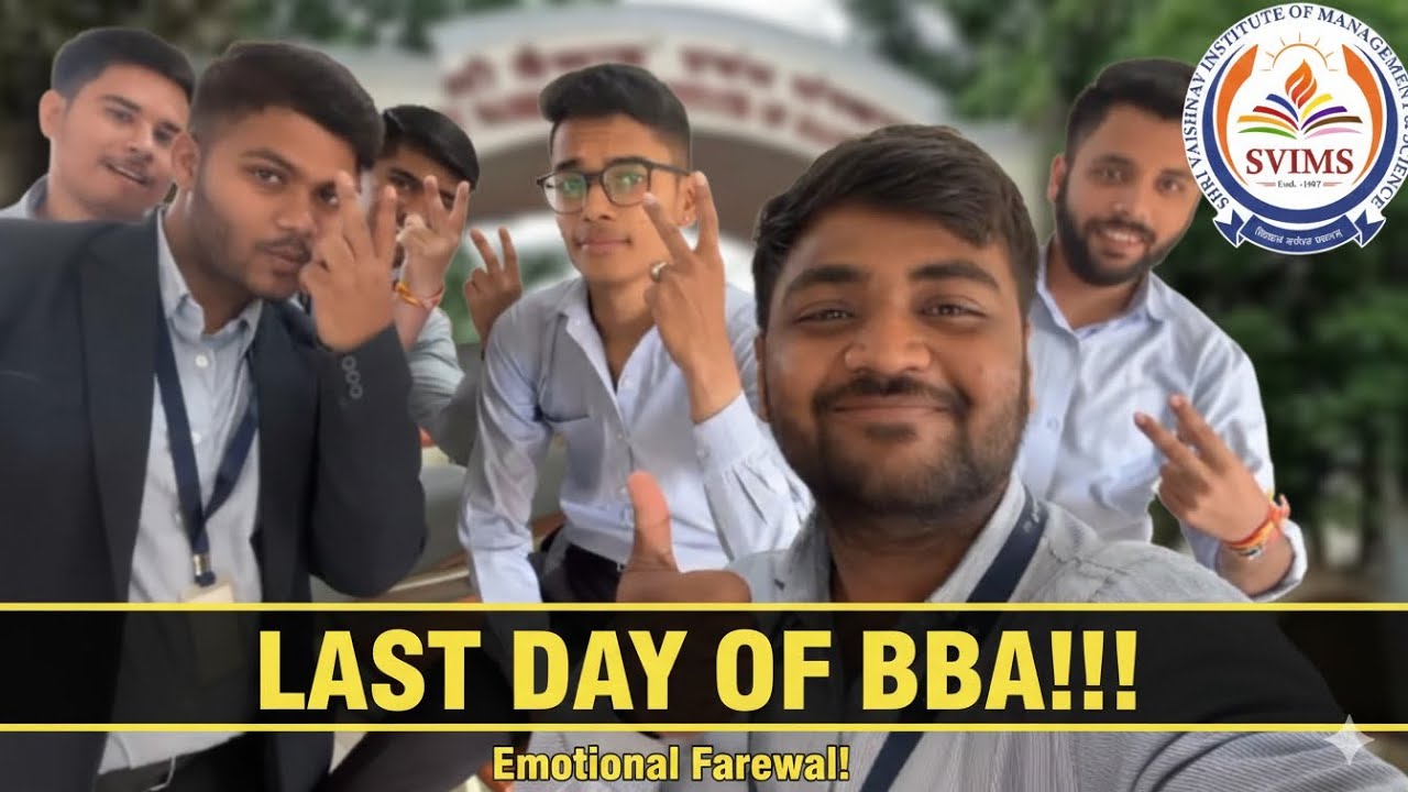 Final day of BBA |Ft. classmates | full day Vlog 