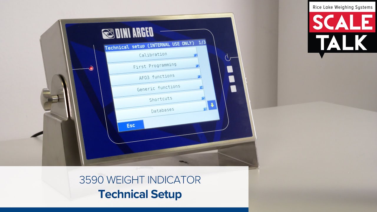 ScaleTalk: 3590 Weight Indicator - Technical Setup