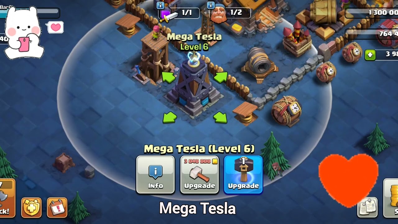 Mega Tesla Max|Coc #yt #coc #clashofclans #video #fyp #shorts #ytshorts #clashing 