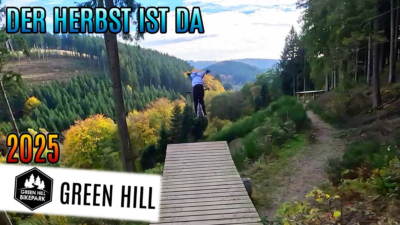 Herbstliche Rutschpartie im Green Hill Bikepark | 4K | Santa Cruz V10
