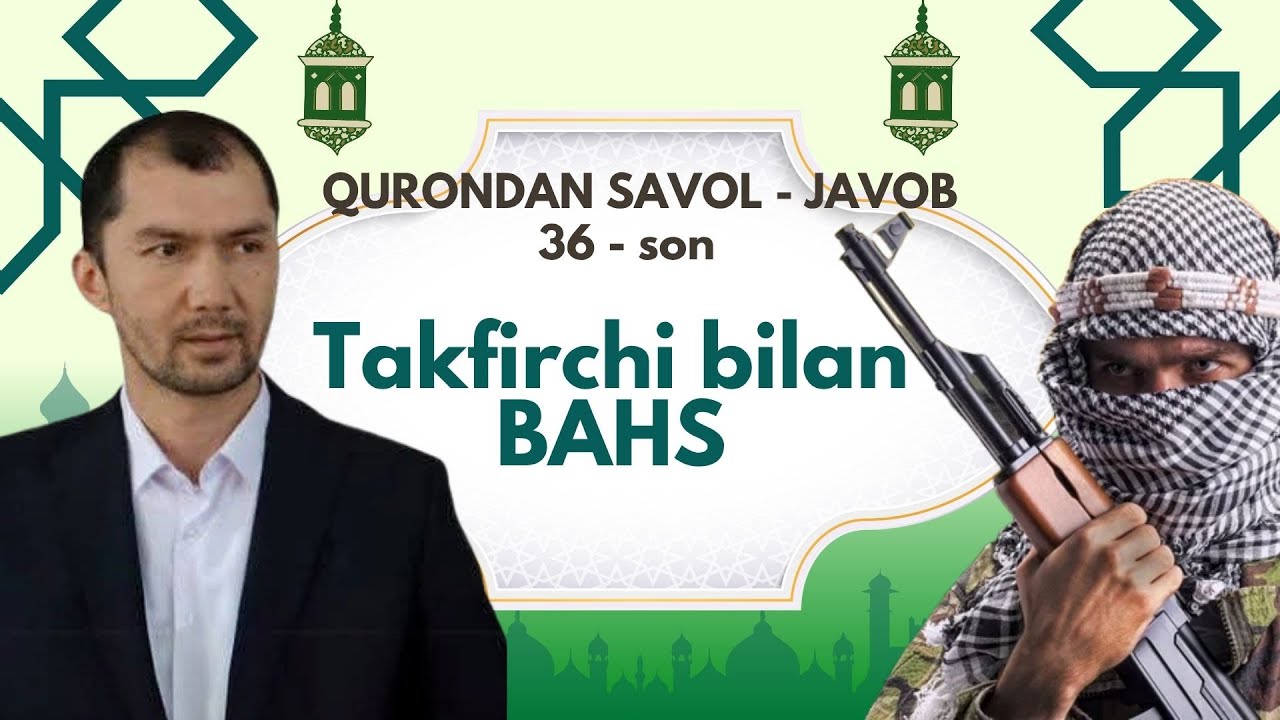 Ustoz telegramda qilgan bahslari.