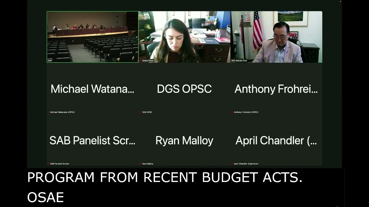 October 22, 2025 State Allocation Board Meeting