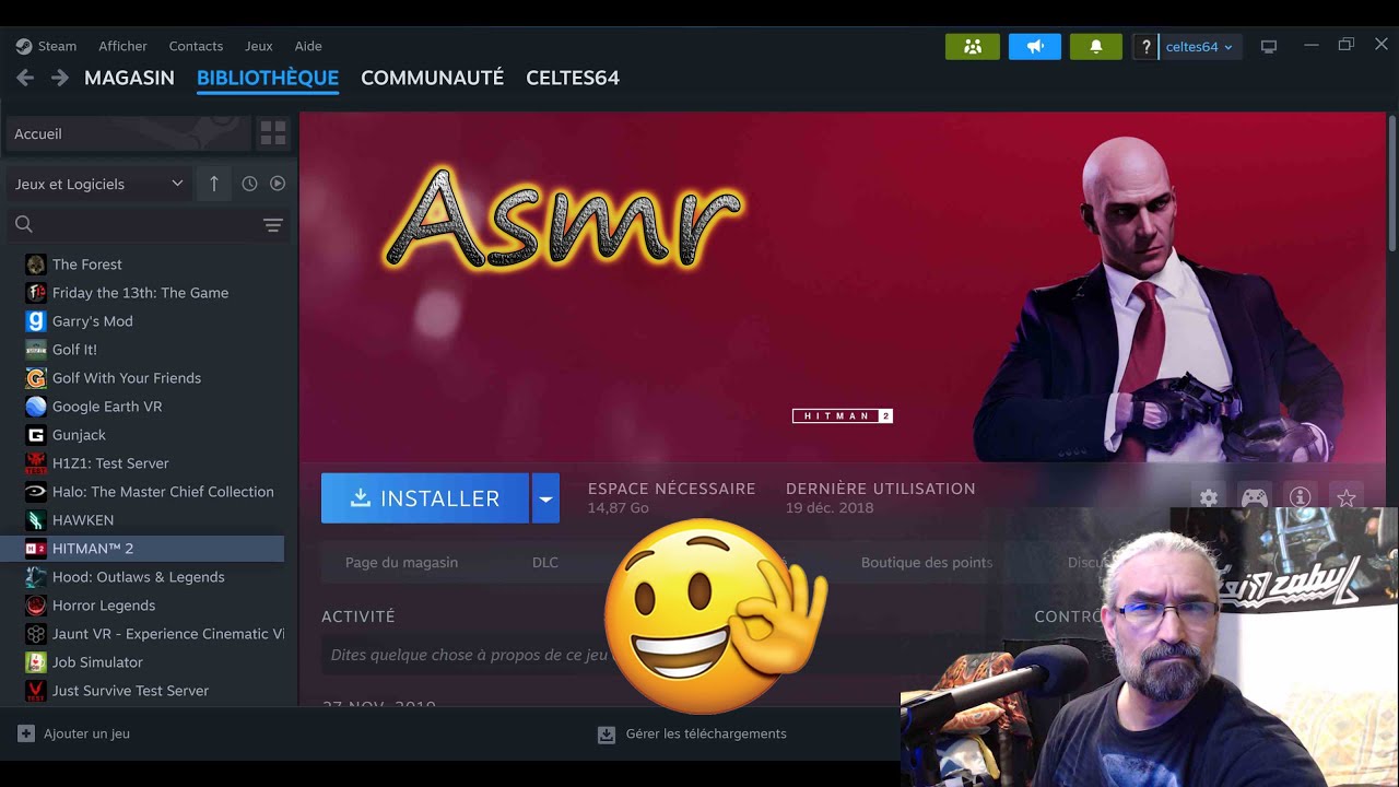 ASMR  - présentation jeux Steam  - partie 6🤩