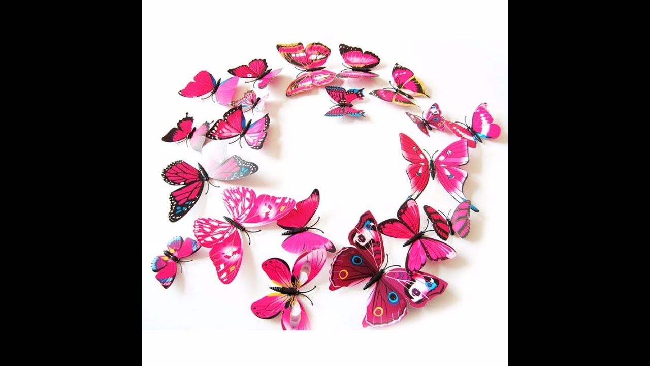 Butterfly Wall Stickers For Kids Rooms - Butterfly Custom Wall Stickers For Girls Room Or Nursery