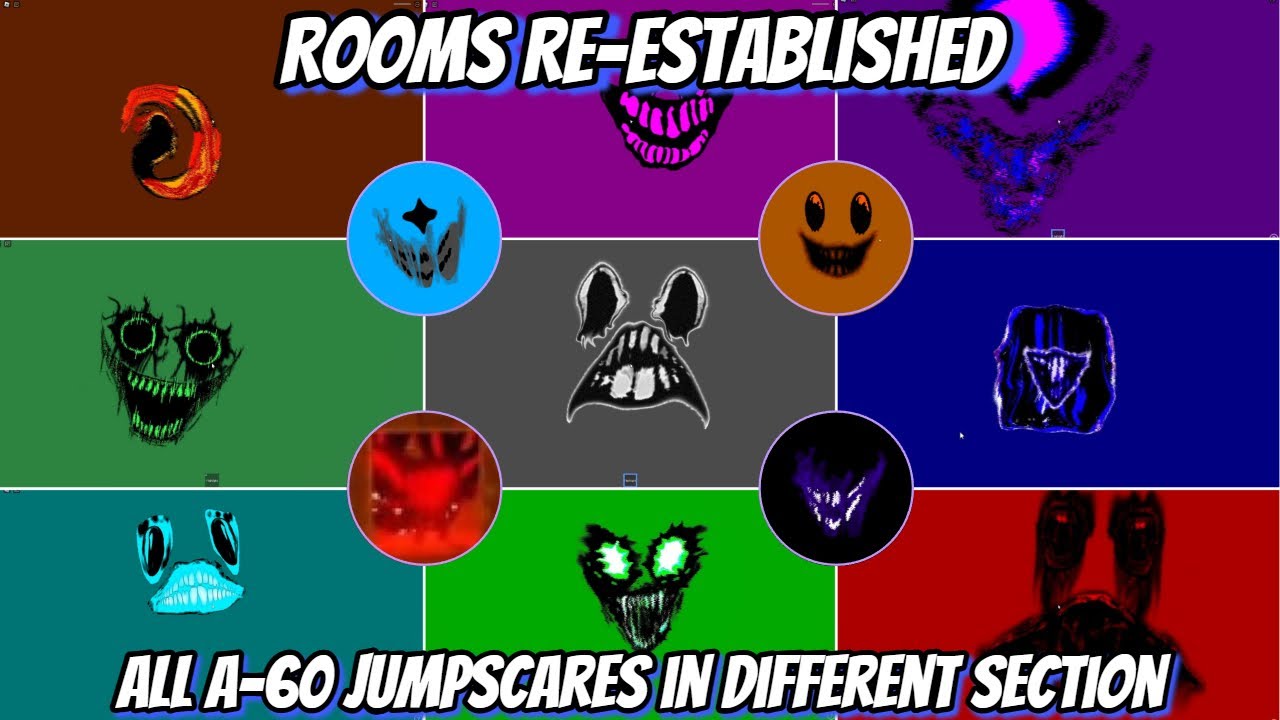Rooms Re-Established All a-60 Jumpscares in Different Section