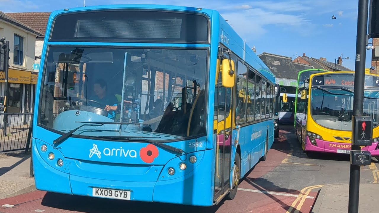 *ZF BEAST* Arriva Kent Thameside ADL / Transbus Enviro 300 KX09 GYB 3552 Route 1 | 4/7/25