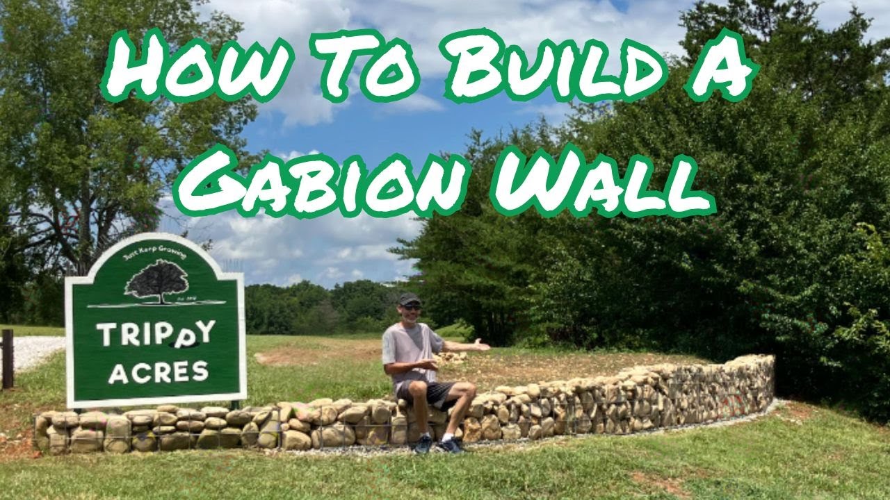 How To Build A Gabion Wall...Save A Ton!