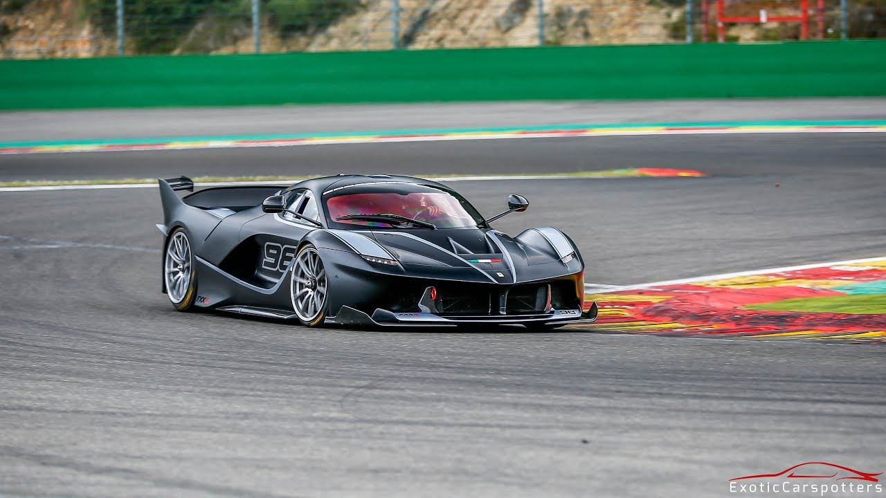 Ferrari FXX K #98 FLATOUT on Spa-Francorchamps !