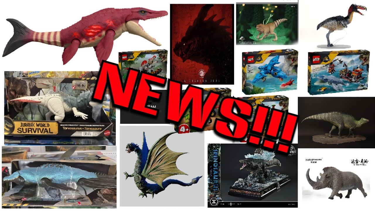 НОВОСТИ!!! Новые изображения тилозавра, торвозавра и лиоплевродона из серии &laquo;Парк Юрского периода...