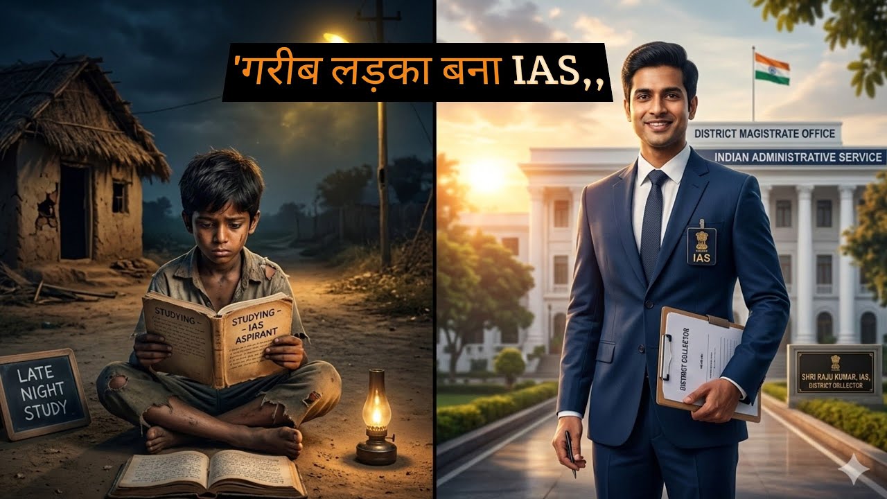 गरीब लड़का बना IAS / Emotional story.