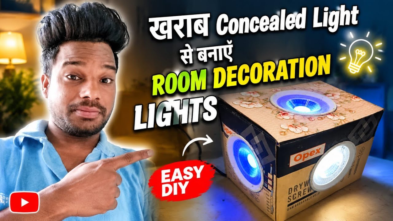 How to Make PVC Wall Light | Home Decoration Lamp | Easy DIY Lighting Ideas