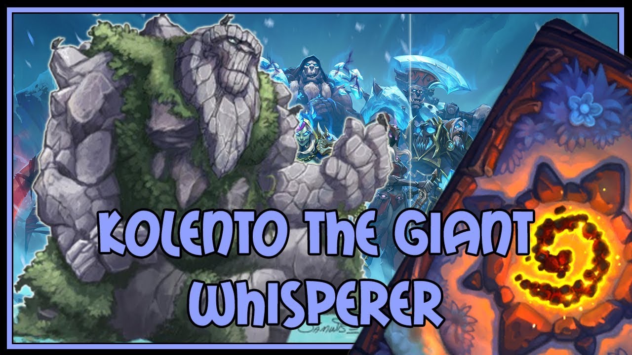 Hearthstone: Kolento the giant whisperer (demon handlock)