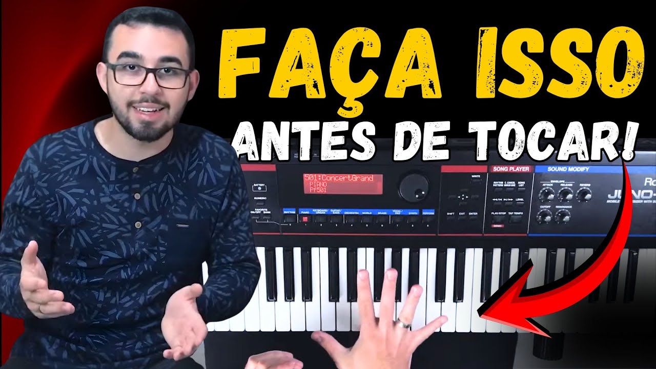 O Melhor exercício para aquecimento no teclado | Aula de Teclado Gospel com Thiago Macedo
