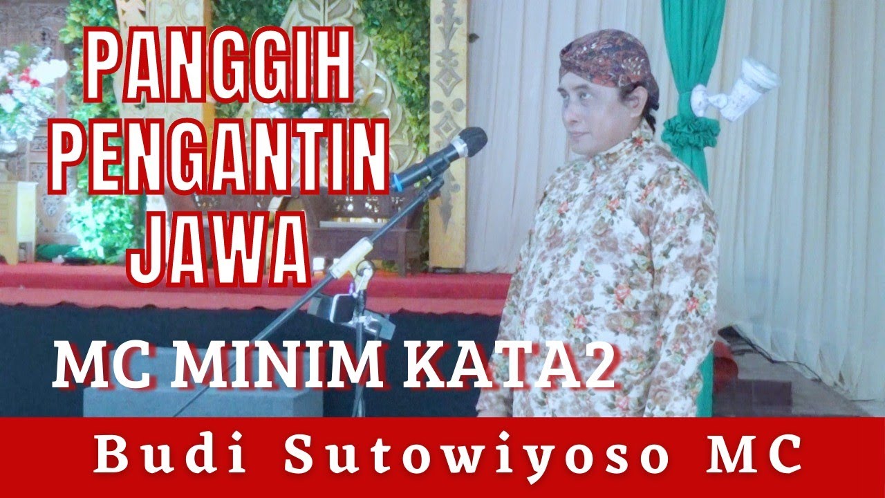 PANGGIH TEMU PENGANTIN ADAT JAWA (Jogja) || MC MINIM KATA2 || Budi Sutowiyoso