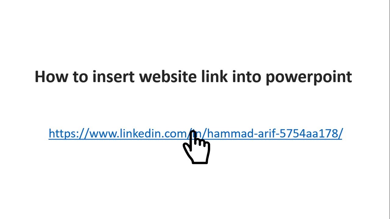 So f&uuml;gen Sie den Link in PowerPoint ein | So erstellen Sie einen anklickbaren Link in PowerPoint