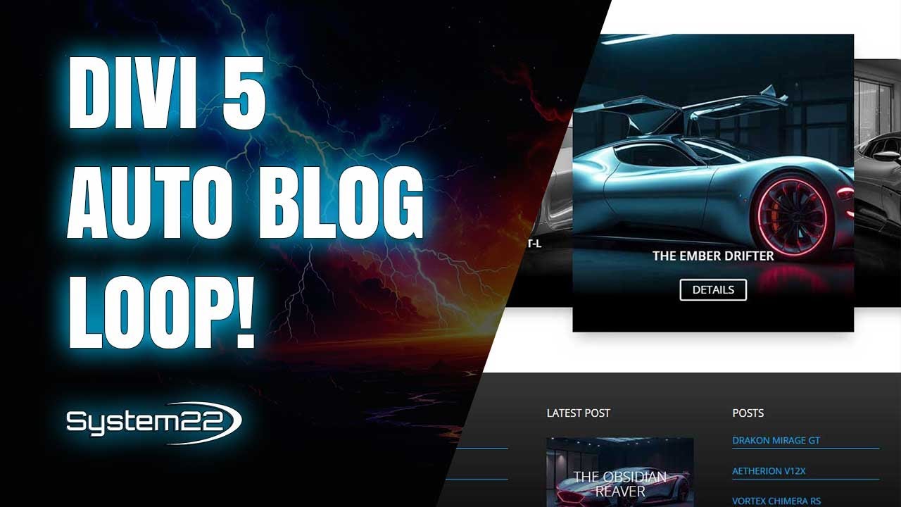 3D-карусель для блога в Divi 5! Учебное пособие по созданию карусели с автоматической прокруткой.