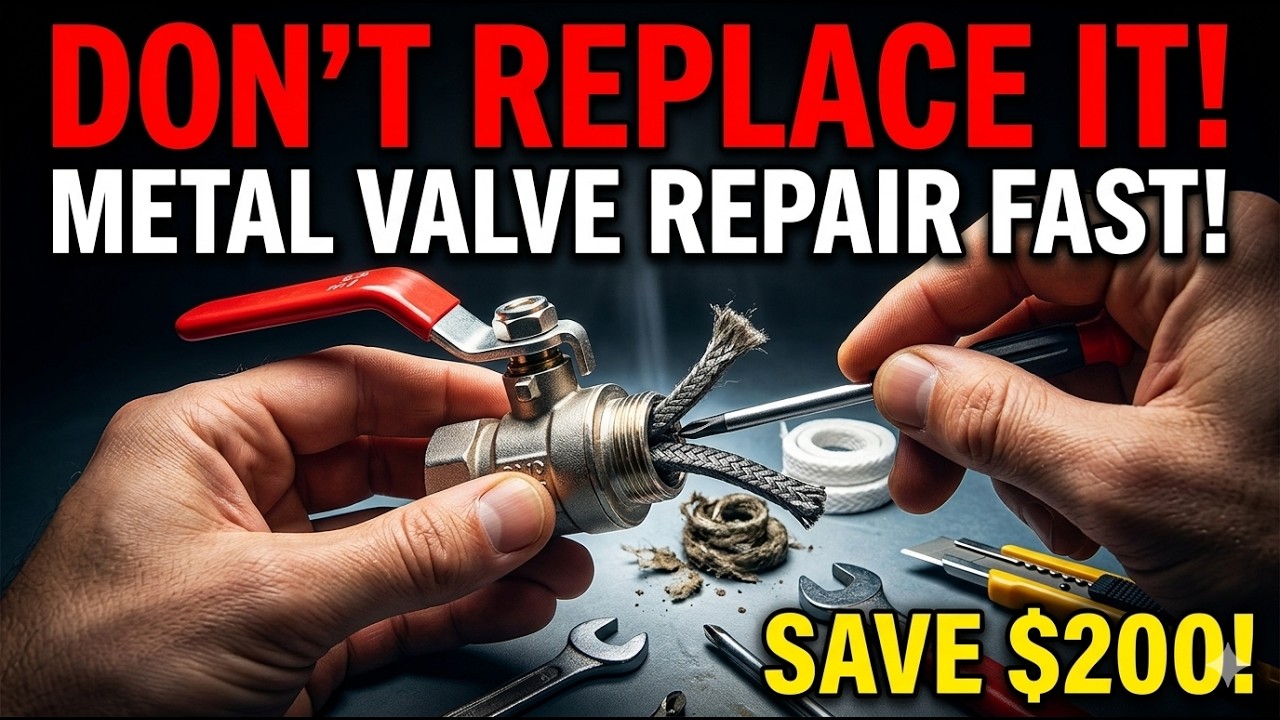 Repair Expensive Metal Water Valves Fast!