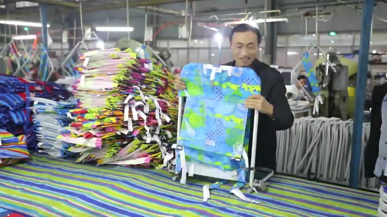 Outdoor folding chair #production  #workshop #factory #odm #oem #manufacturer #customized #camping