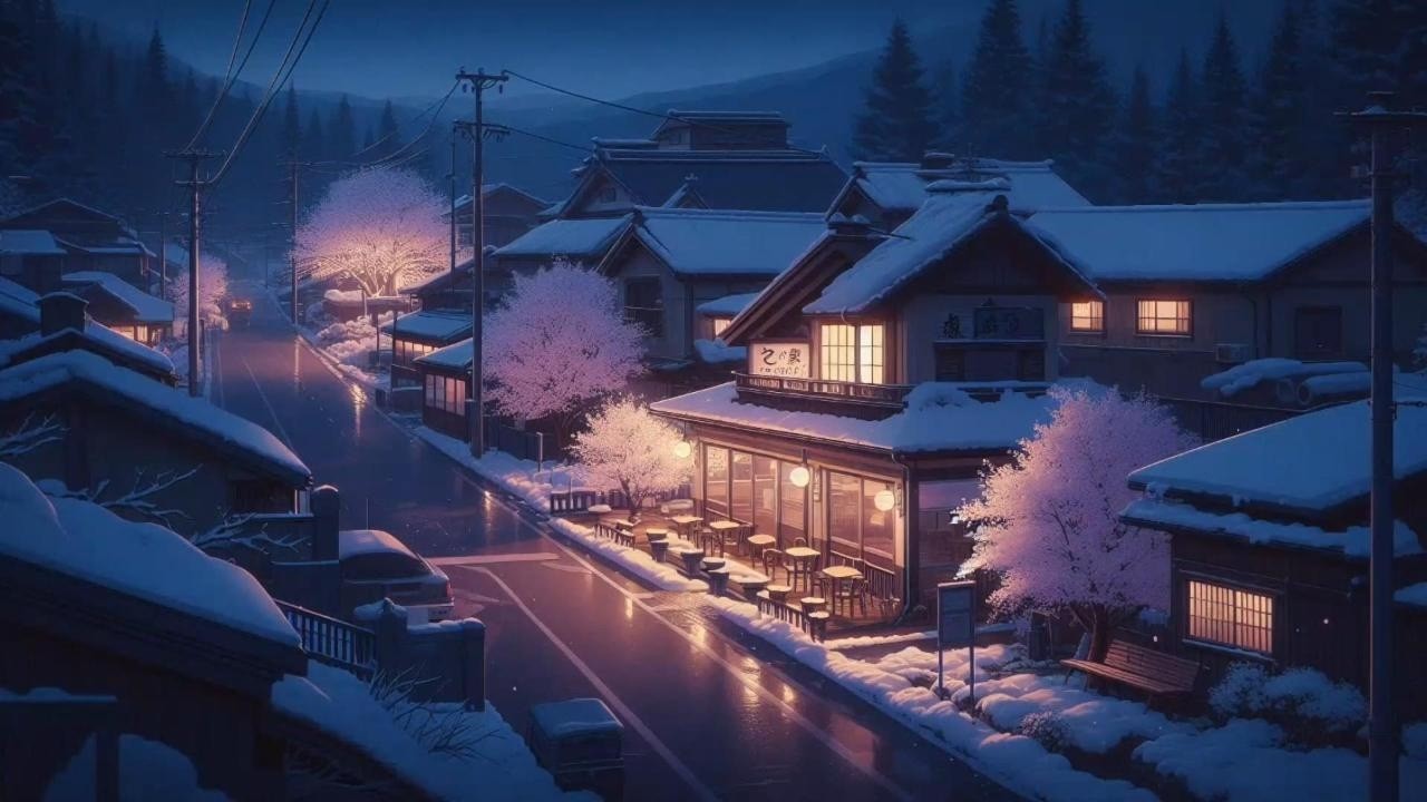 A Quiet Night in Japan - Lofi Hip Hop Radio | 90s Lo-fi HipHop Mix for Study & Chill