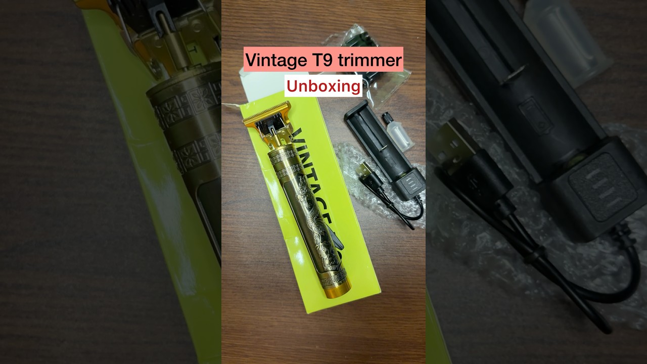 Vintage T9 trimmer #unboxing