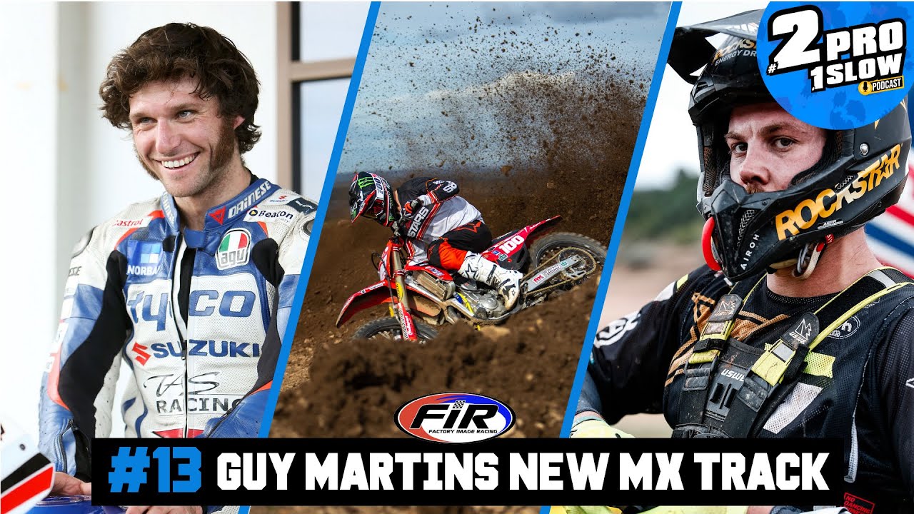 #13 GUY MARTINS NEW MOTOCROSS TRACK & 90MPH ON HORSE RACING TRACK