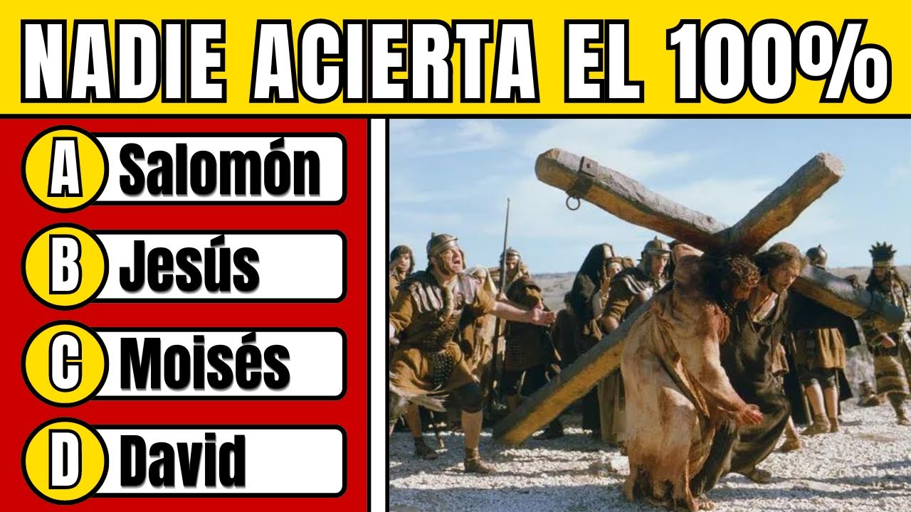 100 Preguntas Bíblicas: Cuestionario (Nivel fácil, medio y difícil)