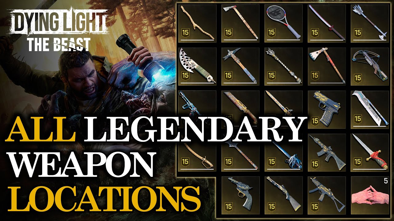 All Legendary Weapon Locations Guide | Dying Light The Beast