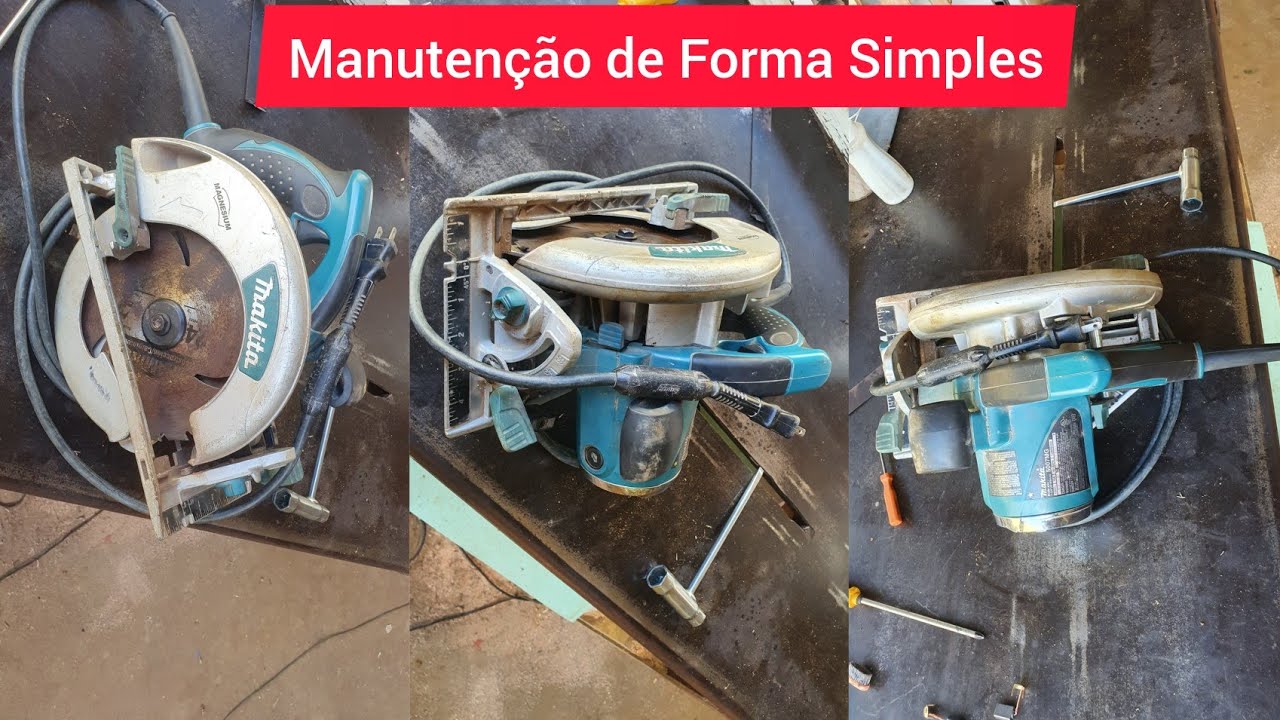 Manutenção serra circular de forma simples e objetiva