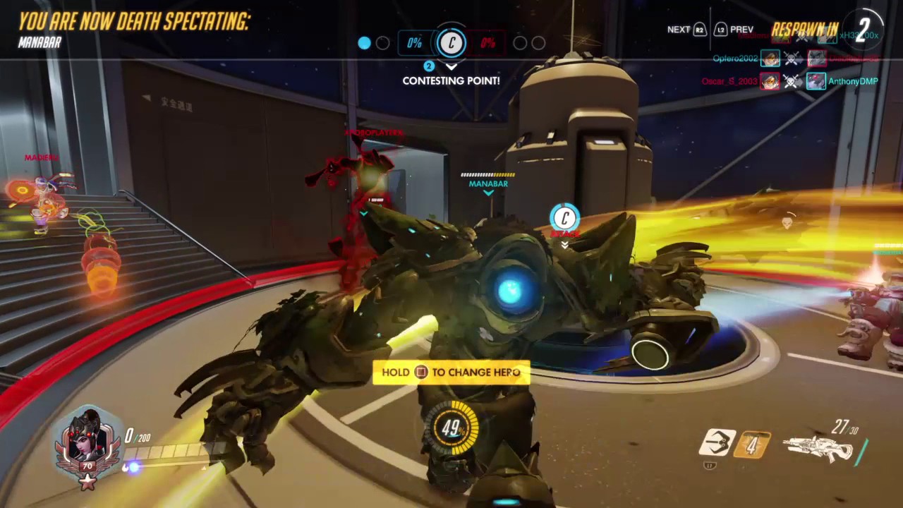 Overwatch - Widowmaker on Lijang Tower!