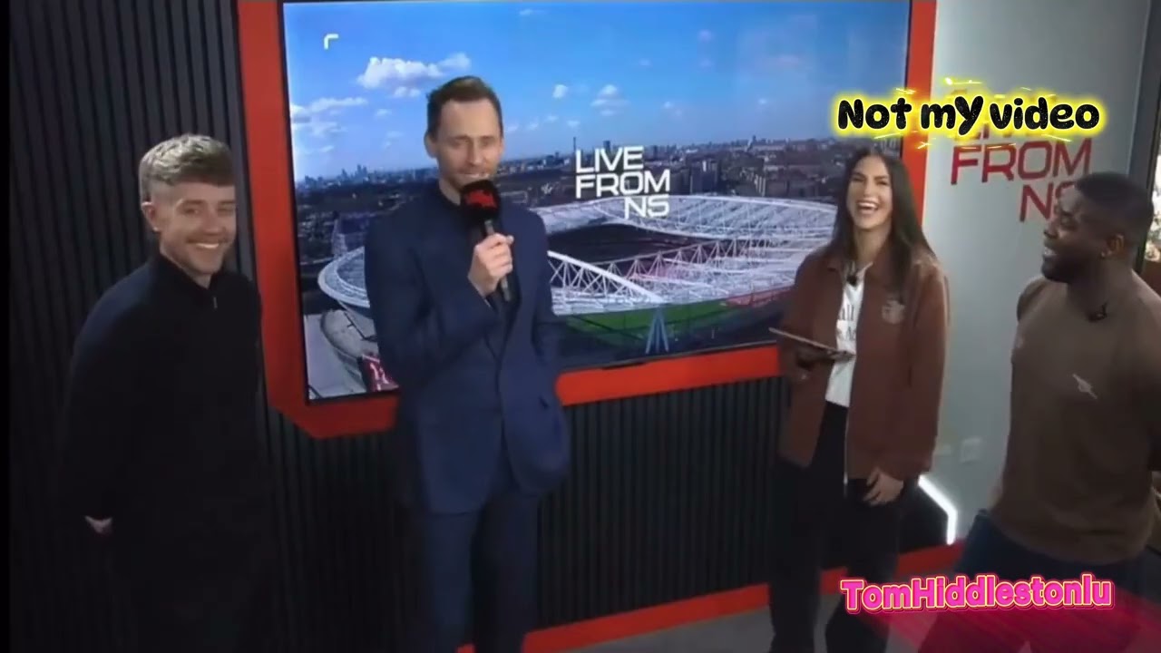 Tom Hiddleston at the Arsenal game day #tomhiddleston #arsenal #roadto10k