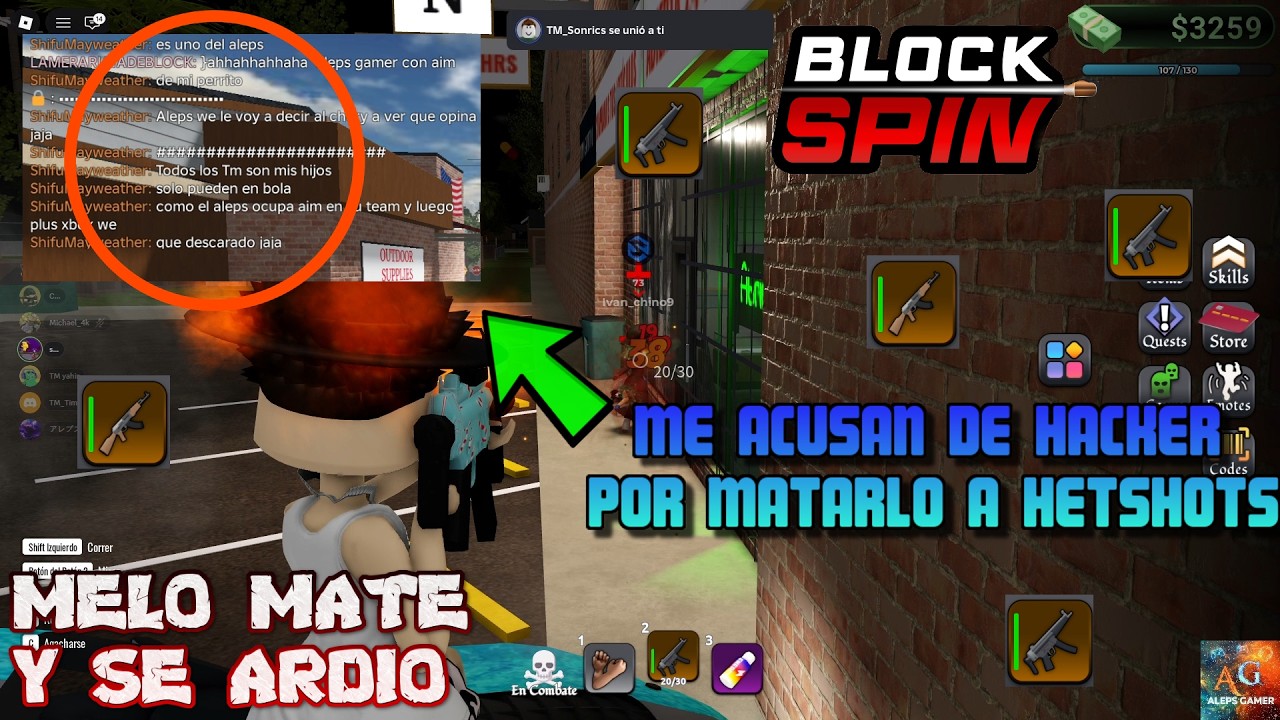 🔥BLOCK SPIN🔥💥ME ACUSAN DE HACKER POR MATARLO DE UNA MANERA INCREIBLE...💥