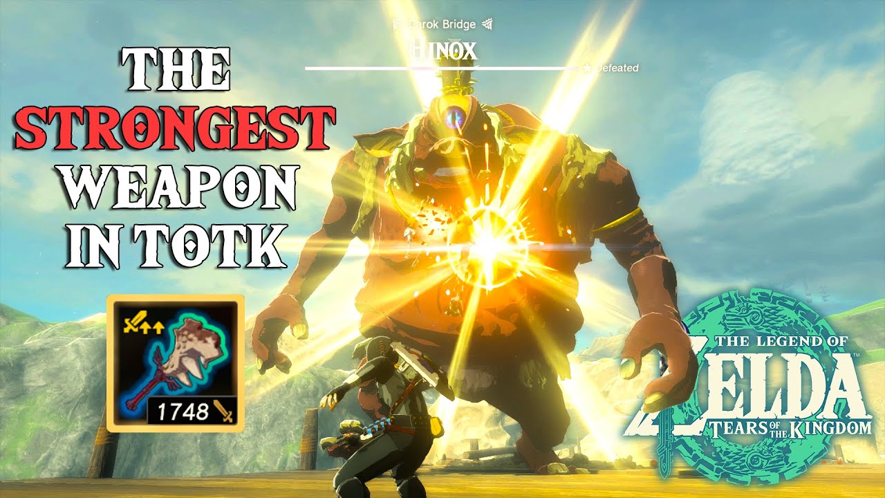 The STRONGEST Weapon in Tears of the Kingdom and How to Make it (All Versions 1.0.0 - 1.4.1)