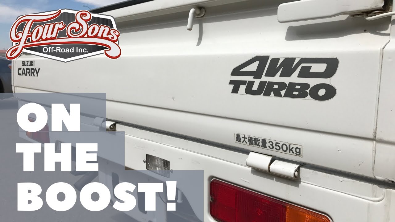 Suzuki Carry TURBO Mini Truck + 0-100 kph (0-60 mph) Run