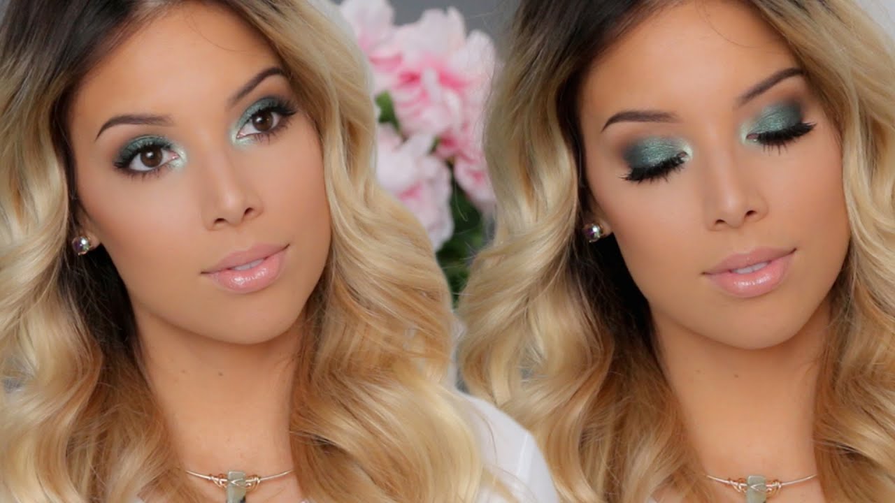 All NYX Tutorial | Mermaid Green Smokey Eyes