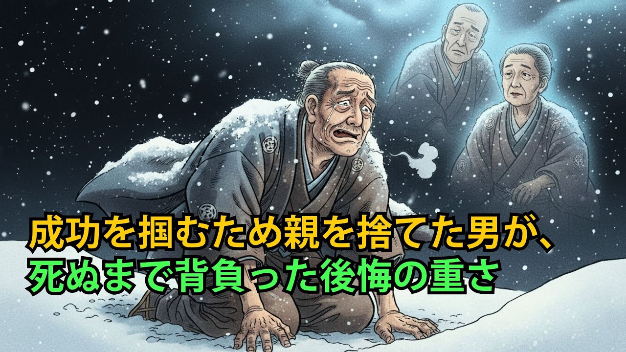 成功を掴むため親を捨てた男が、死ぬまで背負った後悔の重さ| 野談 | 伝説 | 昔話 | 説話 | 民話
