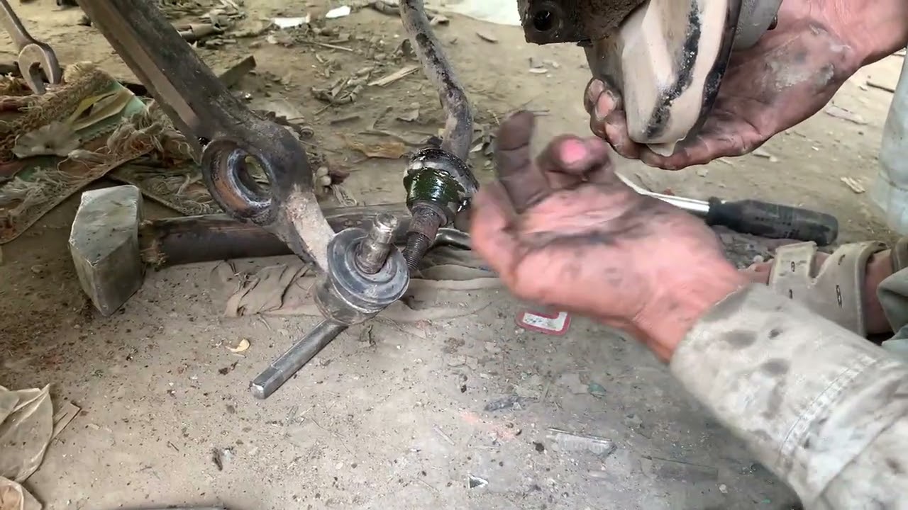 Repairing Lower Control Arm Of Khyber