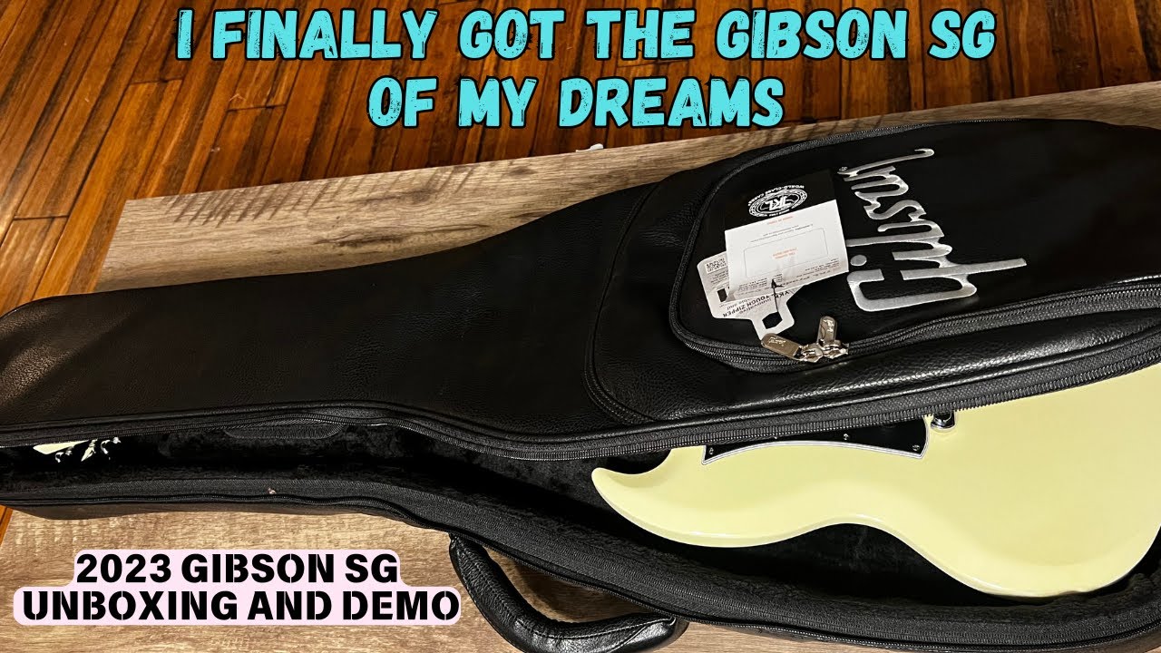 Распаковка и демо Gibson SG Standard 2023 года — возможно, это SG моей мечты