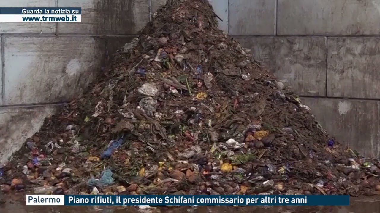 Palermo - Piano rifiuti, il presidente Schifani commissario per altri tre anni