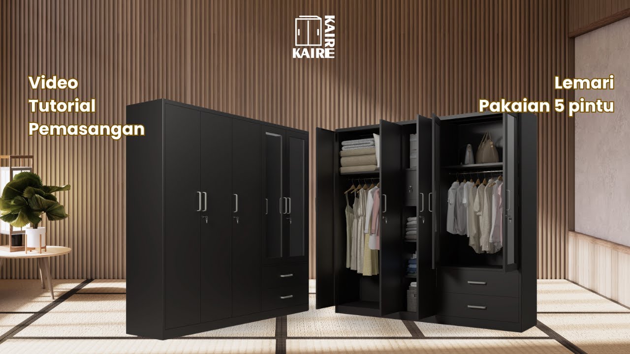 Video Tutorial Pemasangan Lemari 5 Pintu Kaire